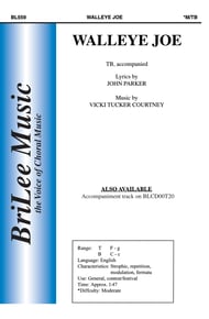 cover Walleye Joe TB choral sheet music cover